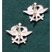 Эмблема Железнодорожных войск и Службы ВОенных СОобщений (ВОСО), обр. 1936/43 г.